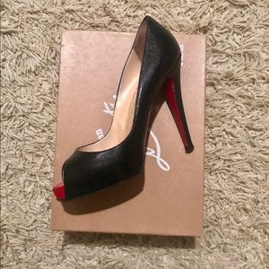 Christian Louboutin Very Prive 120 Calf Le…